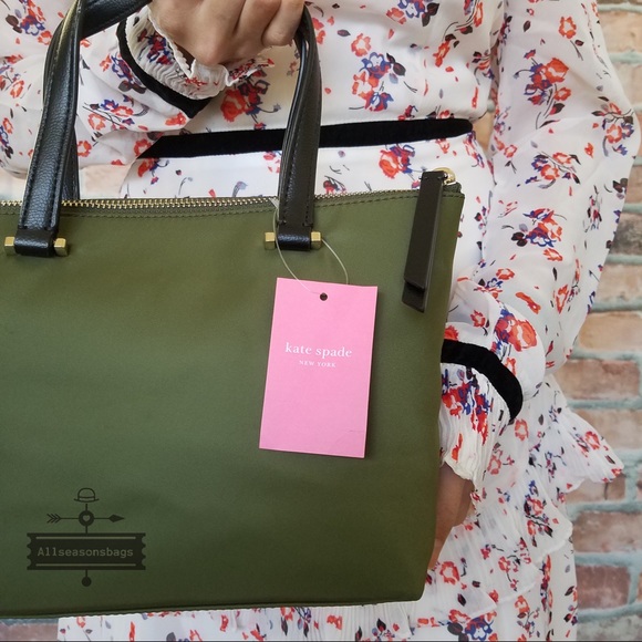 Ships before Christmas ❗️ kate spade green bag new - Picture 6 of 8